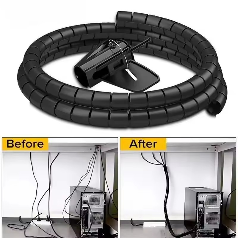 Cable Lock Flexible - Protector de cables en espiral flexible
