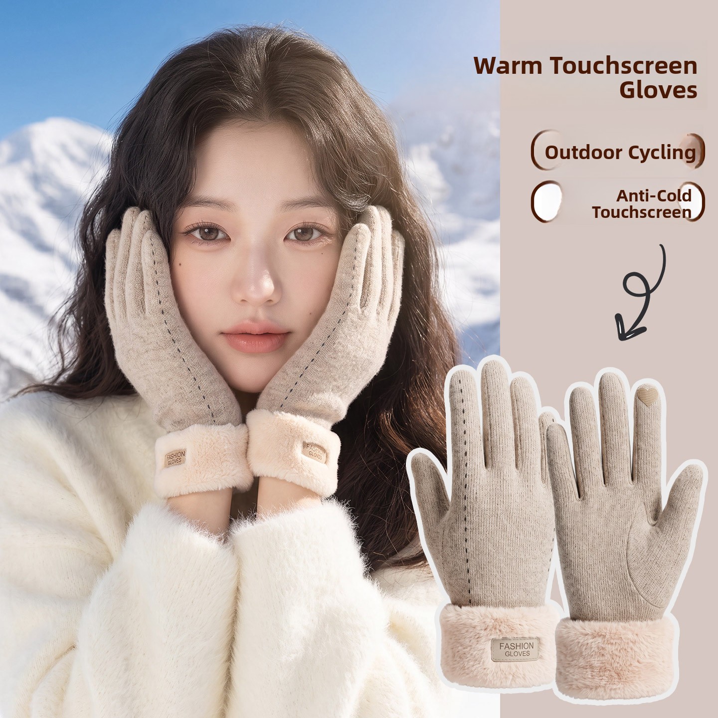 Cycling Commute Essentials - Guantes de ciclismo de invierno de
