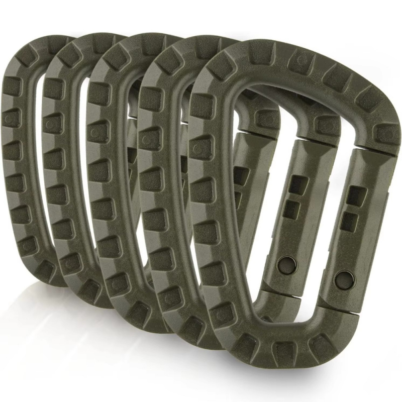 Chain Lock Combination - Juego de mosquetones tácticos de plástico