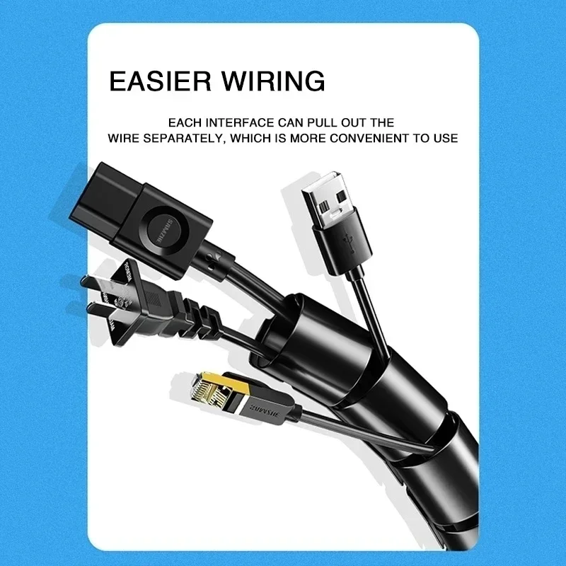 Organizador de cables de 2M/1M - Cable Lock Flexible reseña y precio